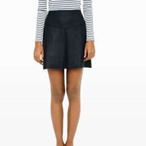Club Monaco Franjeska Faux-leather Skirt